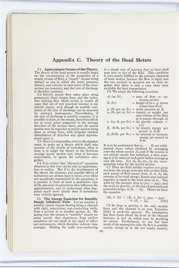 FLUID METERS THEIR THEORY AND APPLICATION