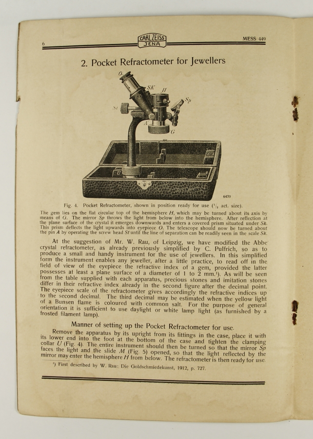 ZEISS Optical Measuring Instruments for ineralogical Investigations