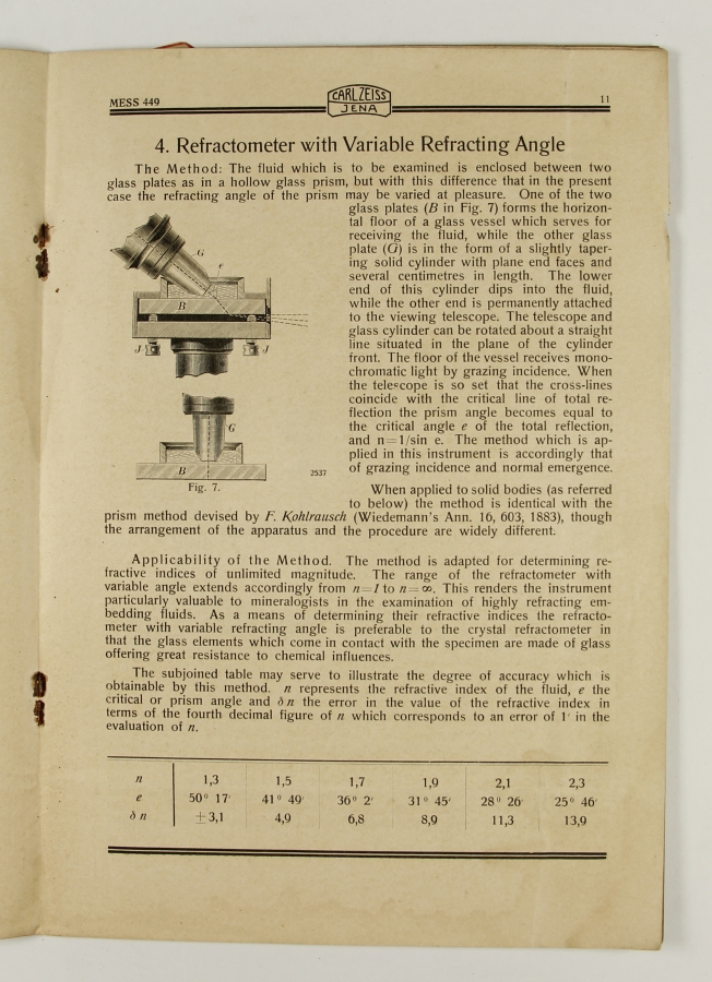 ZEISS Optical Measuring Instruments for ineralogical Investigations