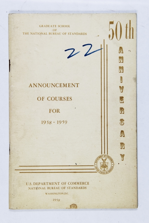 ANNOUNCEMENT OF COURSES FOR 1958-1959,Total 52 pictures