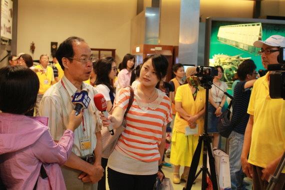 國立科學工藝博物館陳館長訓祥接受媒體採訪