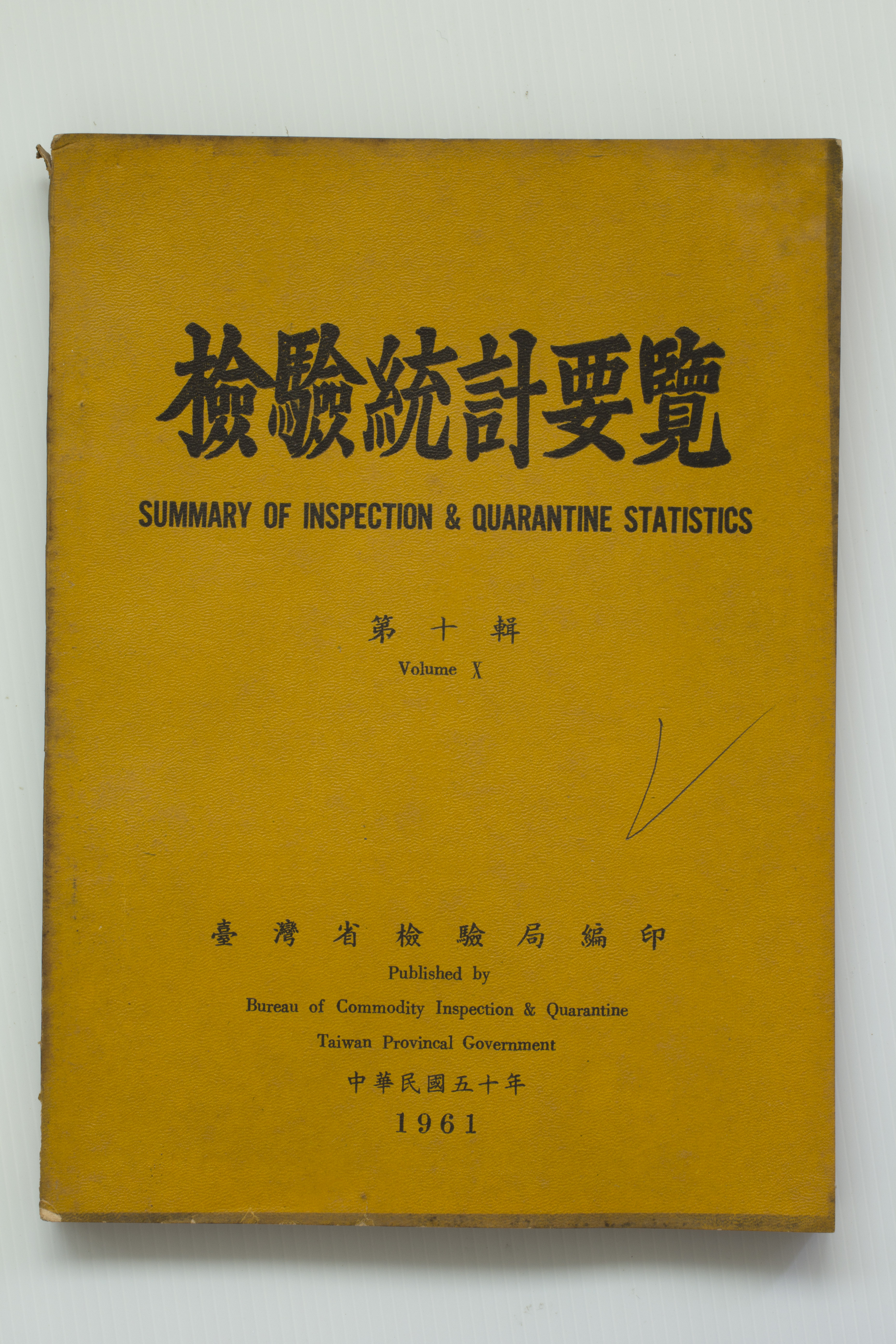 Summary of Inspection & Quarantine Statistics Volume 10,Total 1 pictures