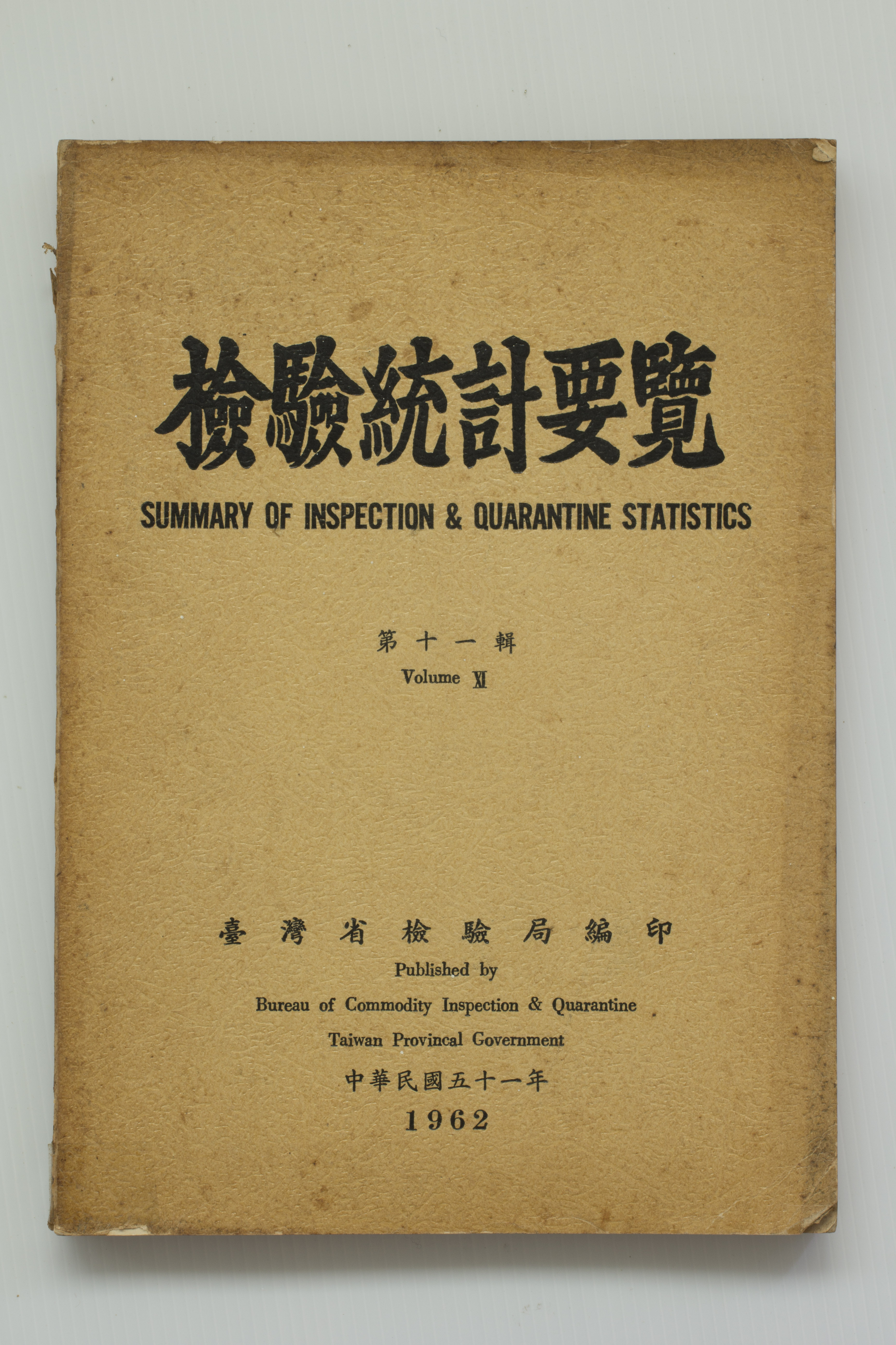 Summary of Inspection & Quarantine Statistics Volume 11,Total 1 pictures