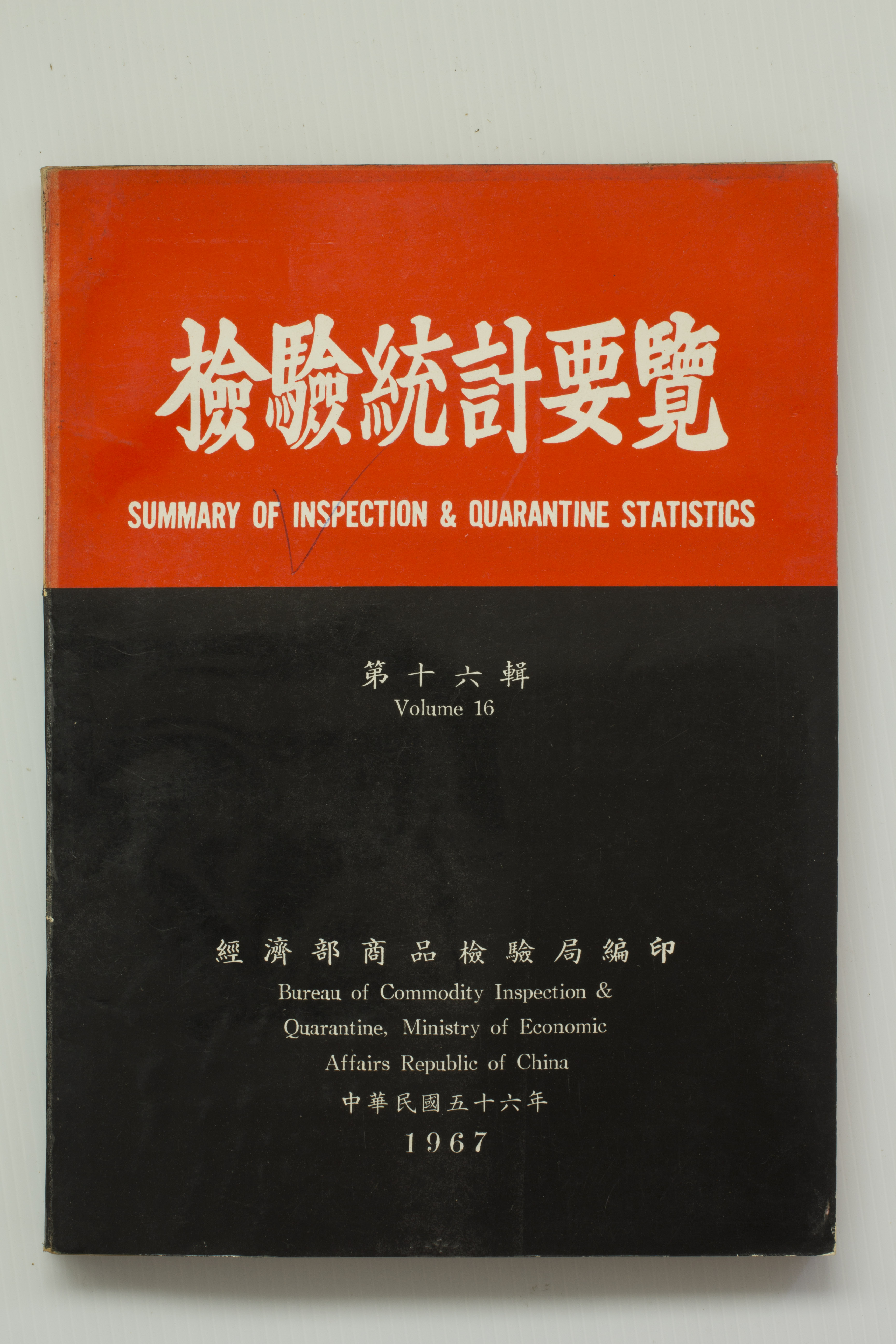 Summary of Inspection & Quarantine Statistics Volume 16,Total 1 pictures