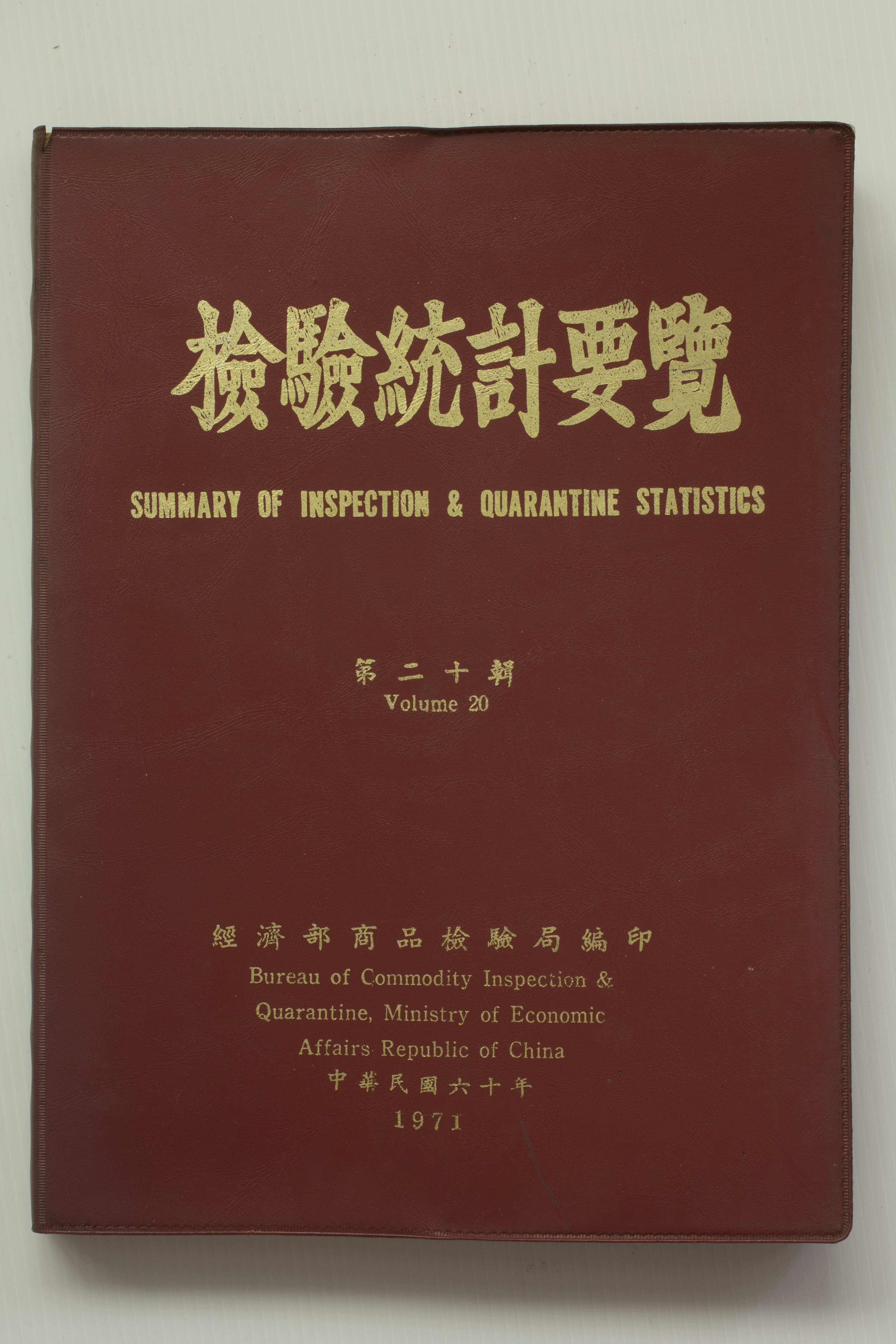 Summary of Inspection & Quarantine Statistics Volume 20,Total 1 pictures