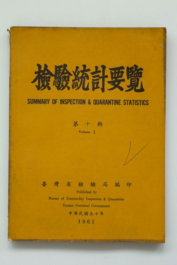 Summary of Inspection & Quarantine Statistics Volume 10